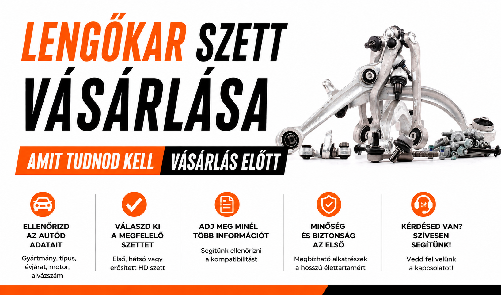 Lengőkar szett vásárlása - Amit tudnod kell vásárlás előtt
